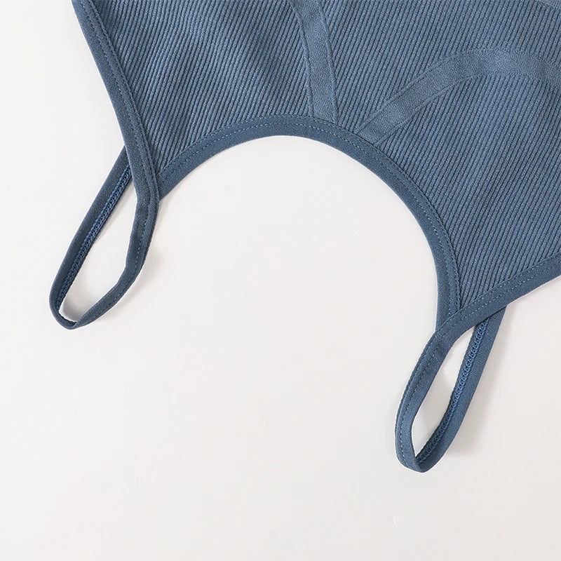Bravellea Seamless Sports Bra & Shorts Set - V-Neck Unlined Athletic Lingerie.