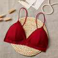 Bravellea Sexy Deep V Bralette - Seamless Soft Wireless Lingerie