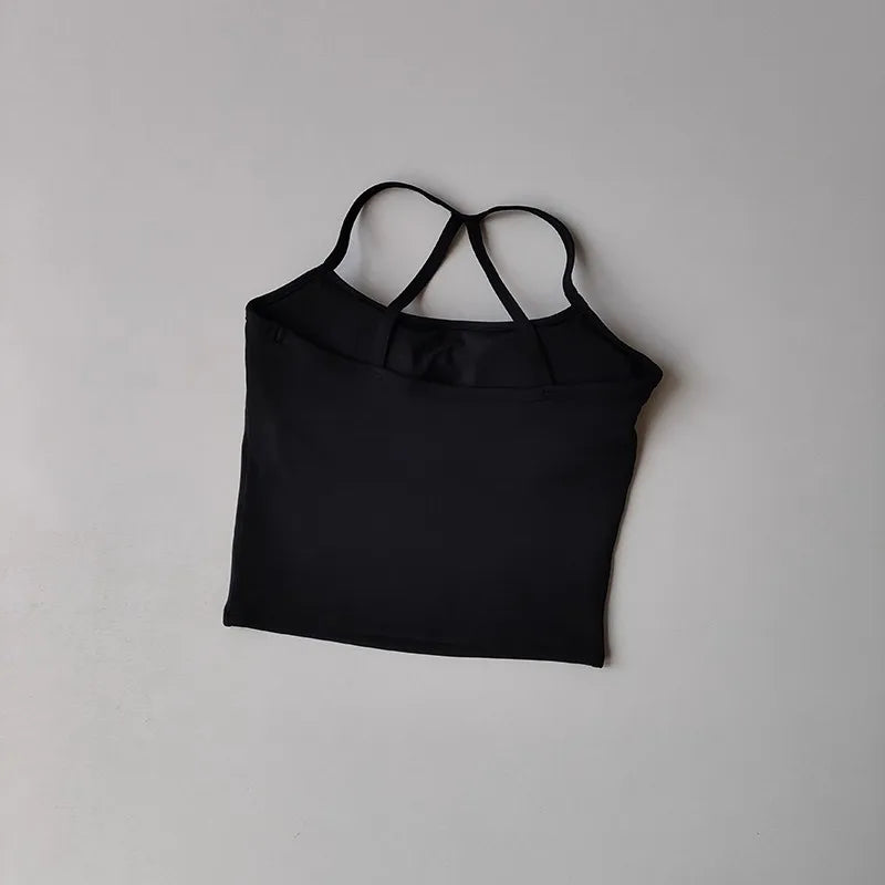 Bravellea Slim Fit Nude Sports Bra - Yoga Fitness Vest Pilates Top