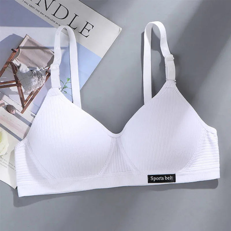 Bravellea Wireless Bra 3-Pack - Seamless Push-Up Comfort Lingerie.