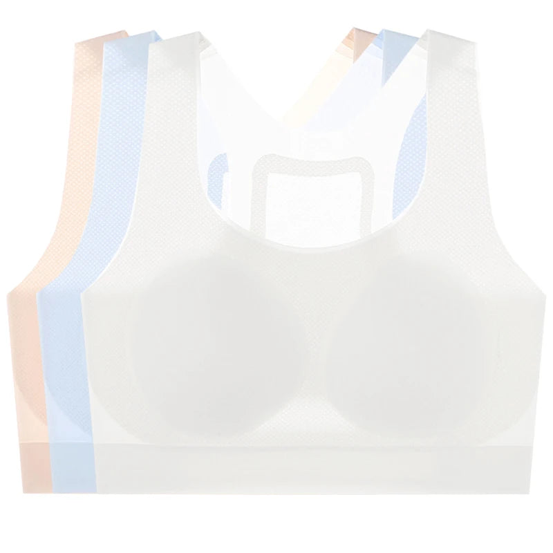 Bravellea Girls Training Bra - Seamless Sport Vest for Teens & Adolescents