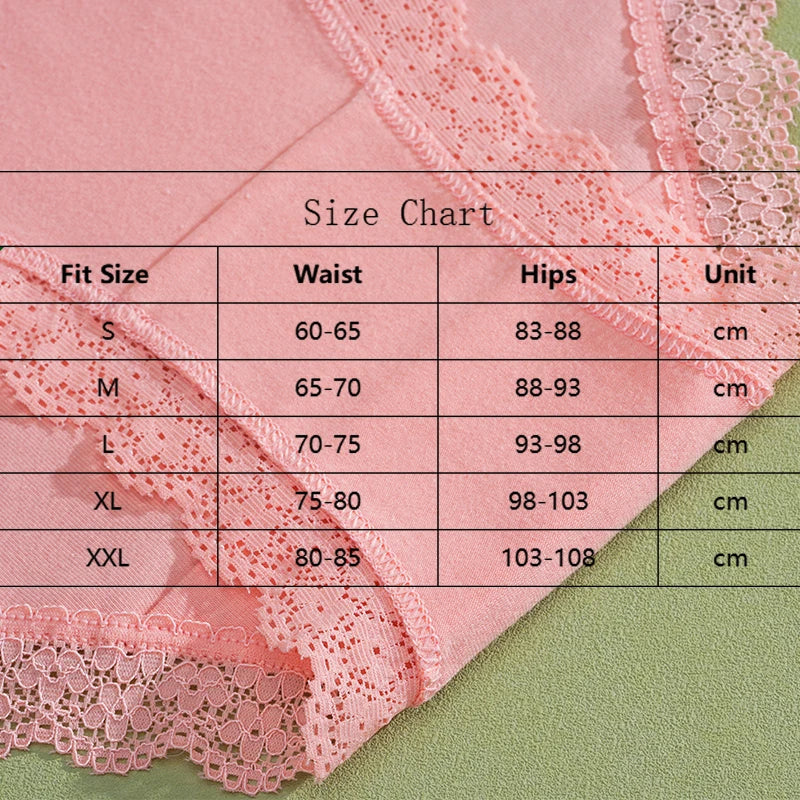Bravellea Cotton High Waist Panties 6-Pack - Women's Intimate Lingerie Briefs.