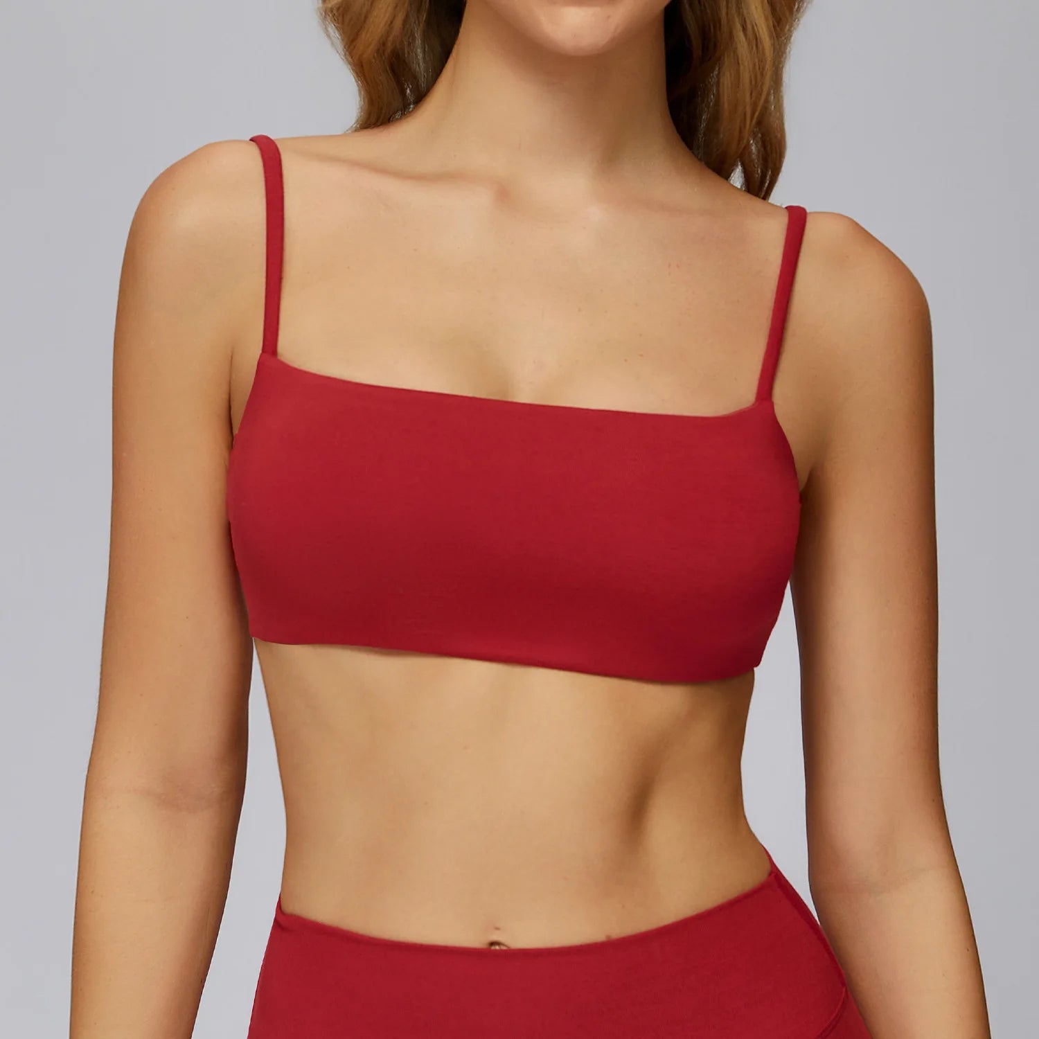 Bravellea Hollow Back Yoga Bra - Push-Up Quick-Drying Fitness Sports Top