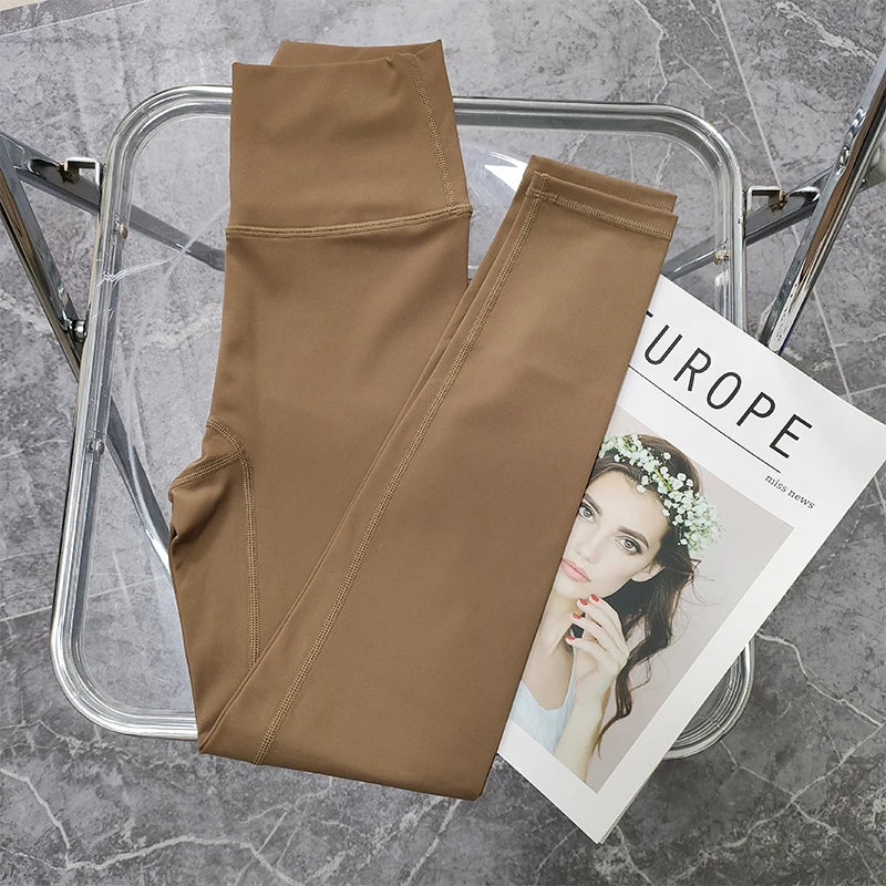 Bravellea Seamless Yoga Set - 2-Piece Push-Up Bra & High Waist Leggings