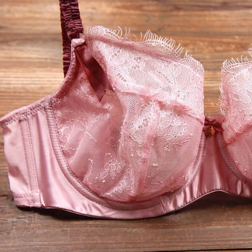 Bravellea Plus Size Minimizer Bra - Ultra Thin Wireless Full Coverage D-H Cup
