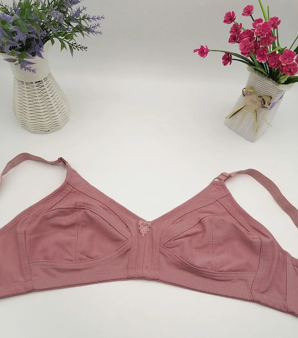 Bravellea Plus Size Wireless Bra - Full Coverage Lace C-F Cup 85-115