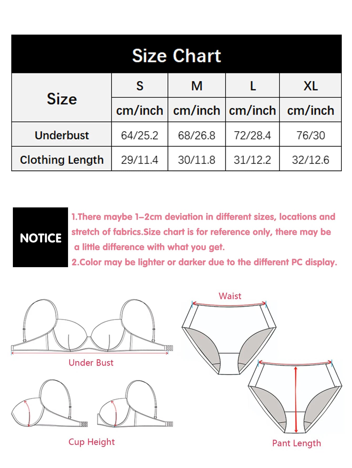 Bravellea Wireless Soft Bralette - Non-Padded Push-Up for Everyday & Lounge