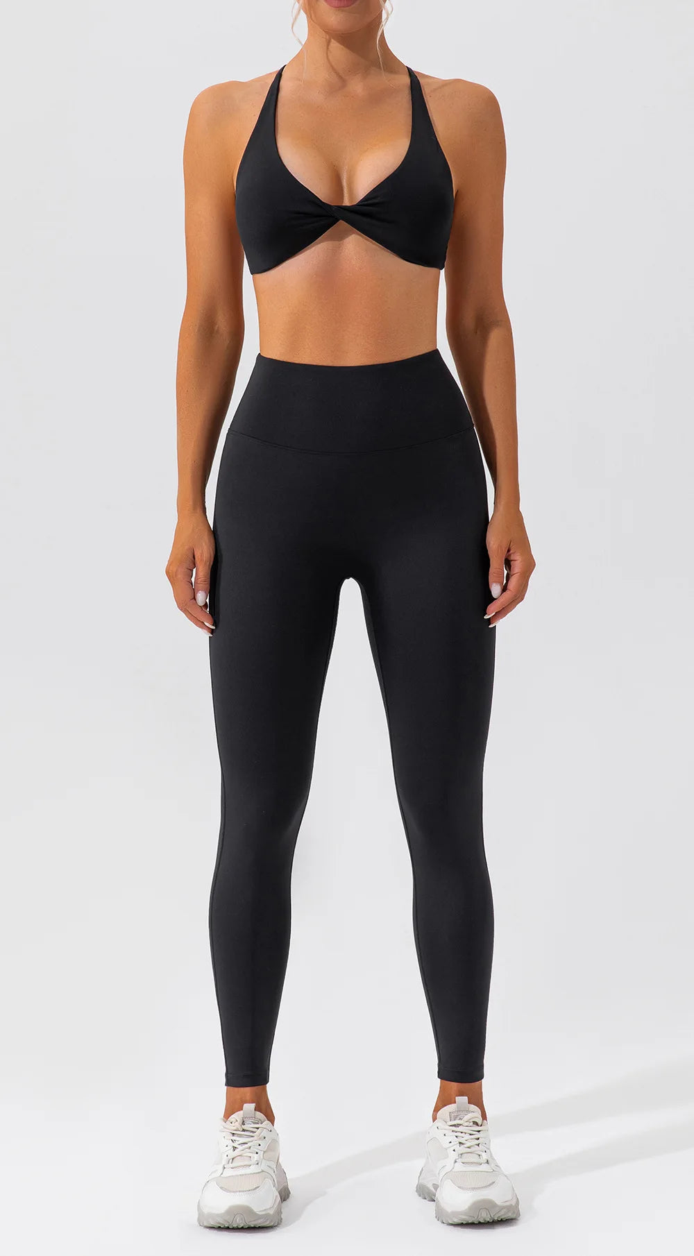Bravellea Crease Sports Bra - Sexy Back Cross Breathable Running Top