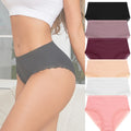 Bravellea Cotton High Waist Panties 6-Pack - Women's Intimate Lingerie Briefs