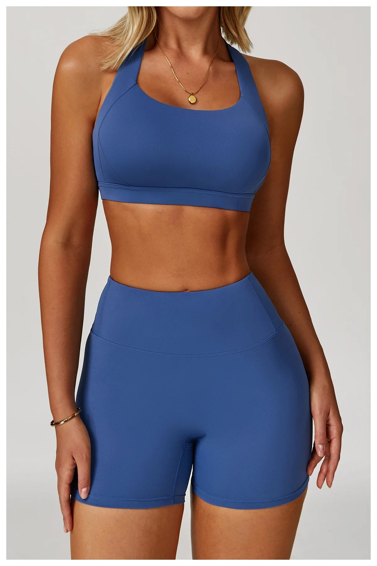 Bravellea Crossed Shoulder Strap Sports Bra - Summer Yoga Running Top