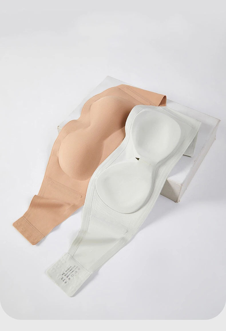 Bravellea Strapless Adhesive Bra Set - Push-Up Non-Slip Invisible 2pcs