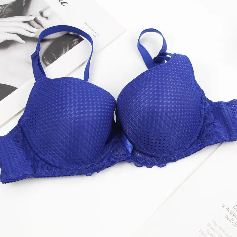 Bravellea Sexy Bra & Thong Set - Push-Up BCDE Multi-Color Lingerie