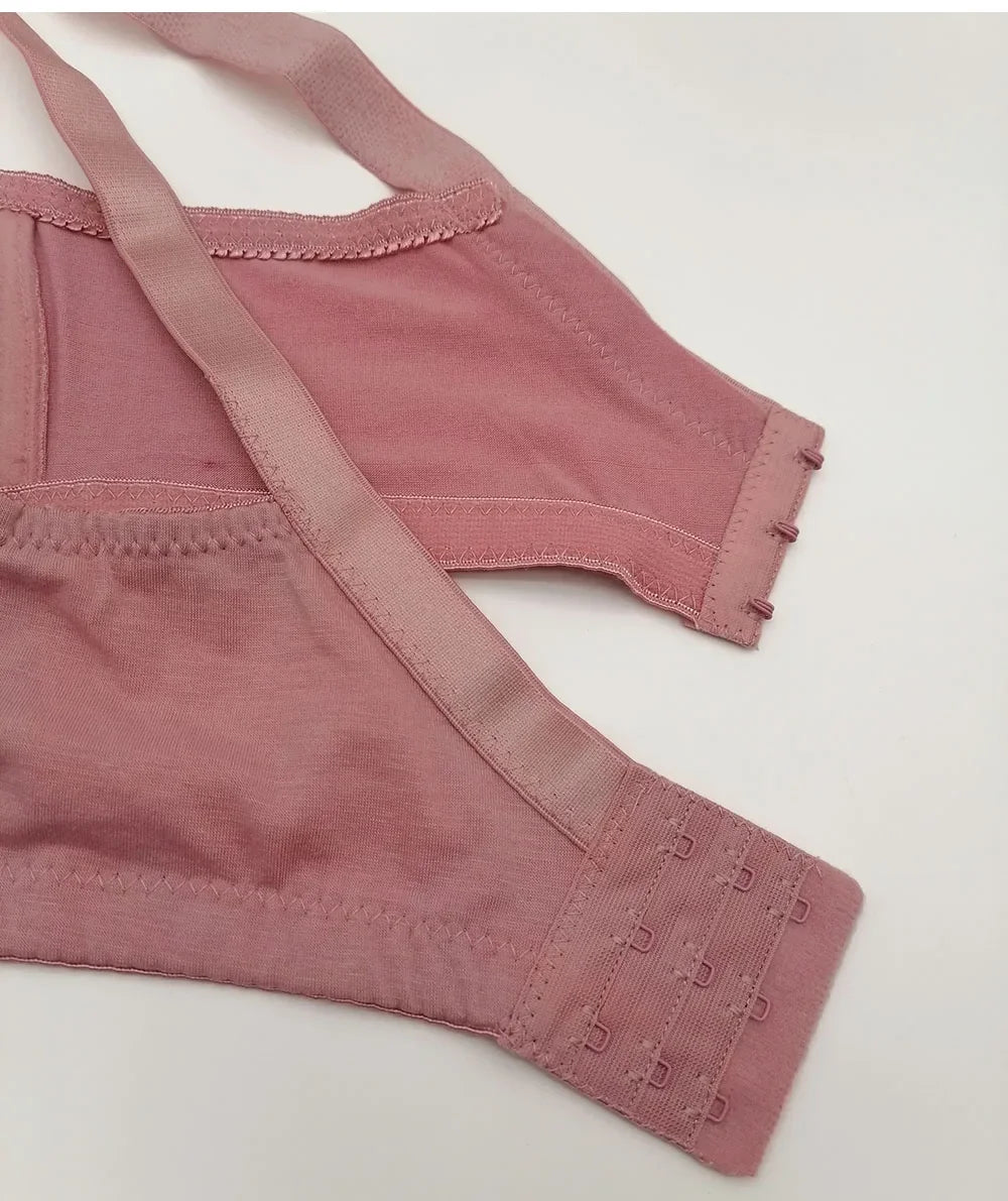 Bravellea Plus Size Wireless Bra - Full Coverage Lace C-F Cup 85-115