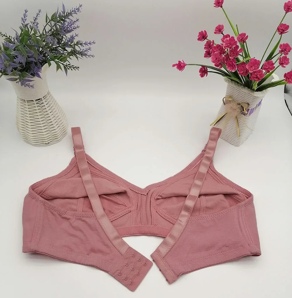 Bravellea Plus Size Wireless Bra - Full Coverage Lace C-F Cup 85-115