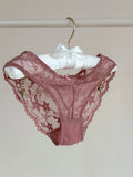 Bravellea White Lace Bra & Panty Set - Padded Bralette for Small Chest.