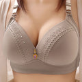 Bravellea Plus Size Nursing Bra - Wireless Side Gather Full Cup Support