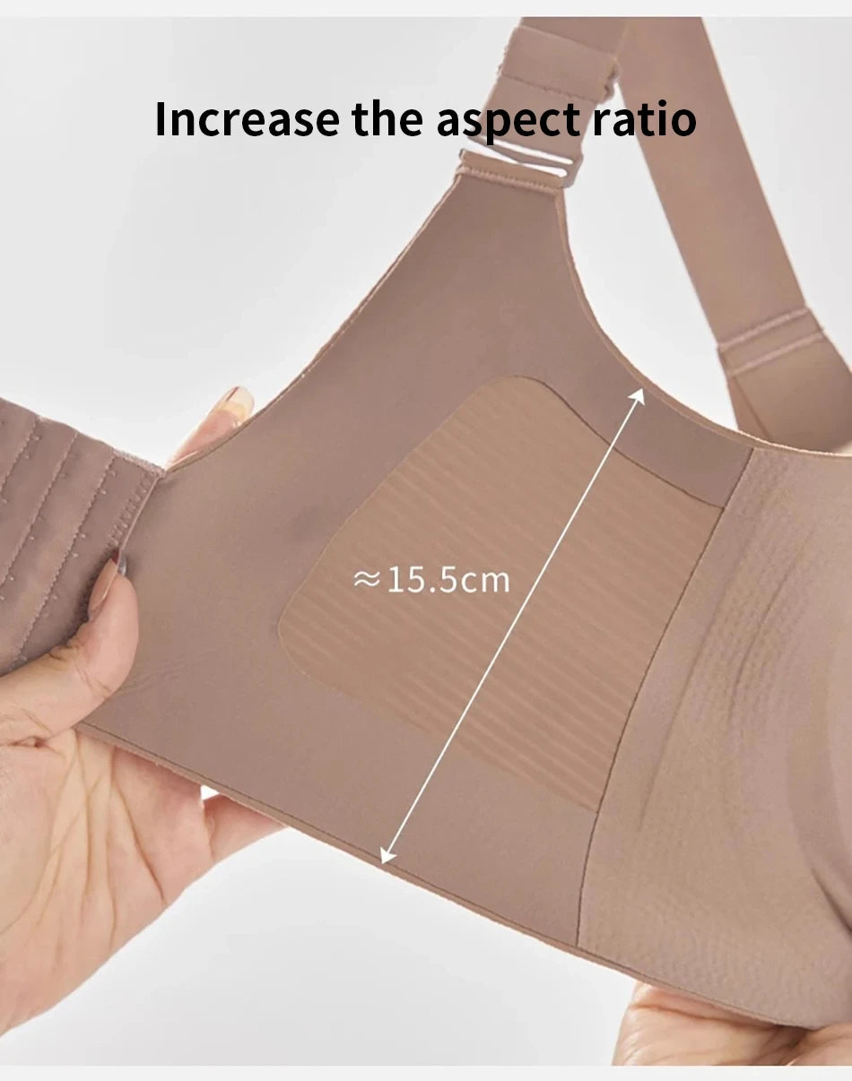 Bravellea Seamless Wireless Bra - Thin Style Anti-Sagging Push-Up 1-2 Pack