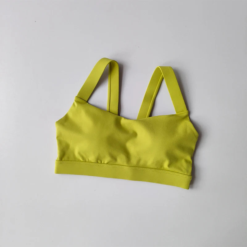 Bravellea Seamless Yoga Set - 2-Piece Push-Up Bra & High Waist Leggings