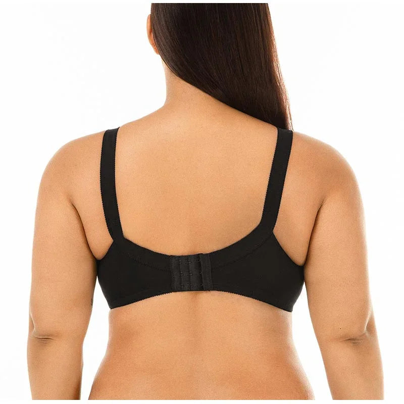 Bravellea Plus Size Wireless Bra - Full Coverage Lace C-F Cup 85-115
