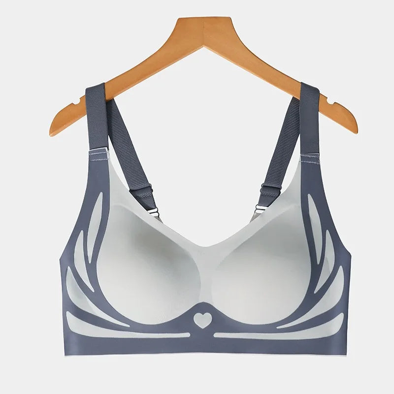 Bravellea Seamless Vest Bra - Wireless Push-Up Anti-Sagging Camisole