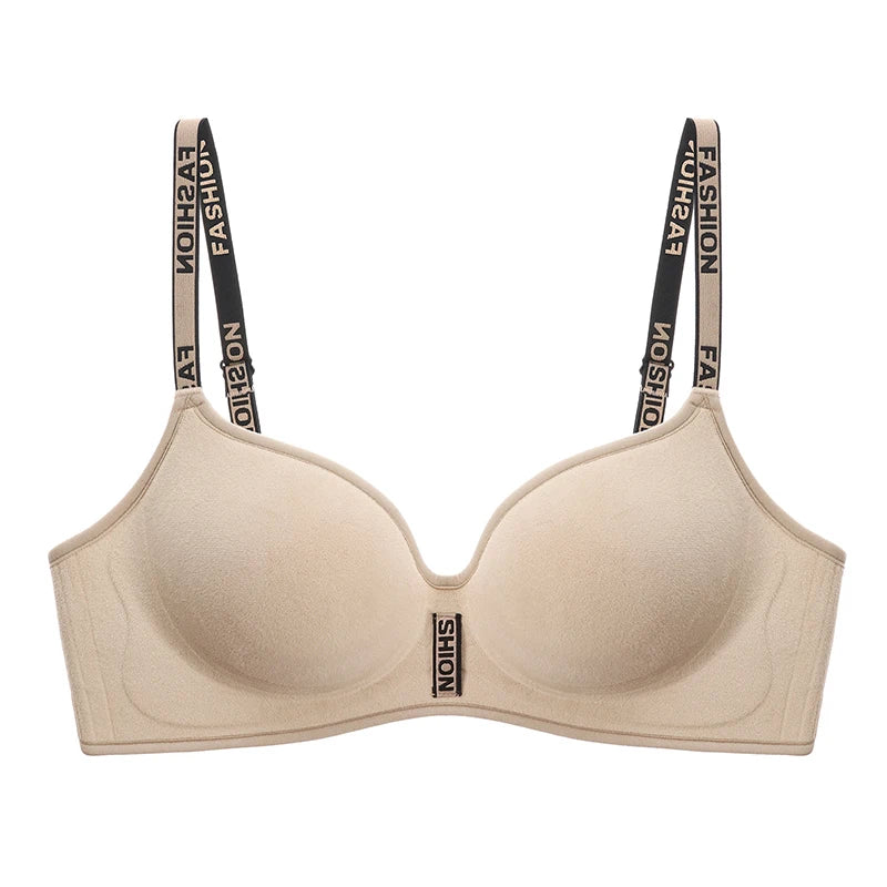 Bravellea Flannel Winter Bra - Wireless Thick Warm Push-Up Bralette