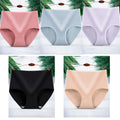 Bravellea High Waist Shaping Panties 5-Pack - Body Sculpting Plus Size Briefs