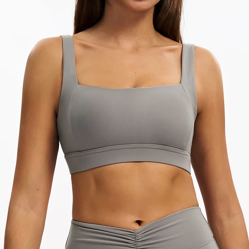 Bravellea Fitness Sports Bra - Quick-Drying Breathable Push-Up Yoga Vest