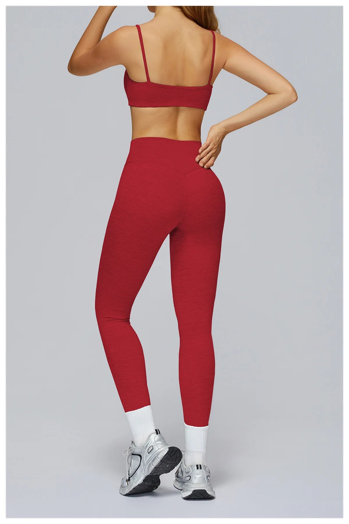 Bravellea Hollow Back Yoga Bra - Push-Up Quick-Drying Fitness Sports Top