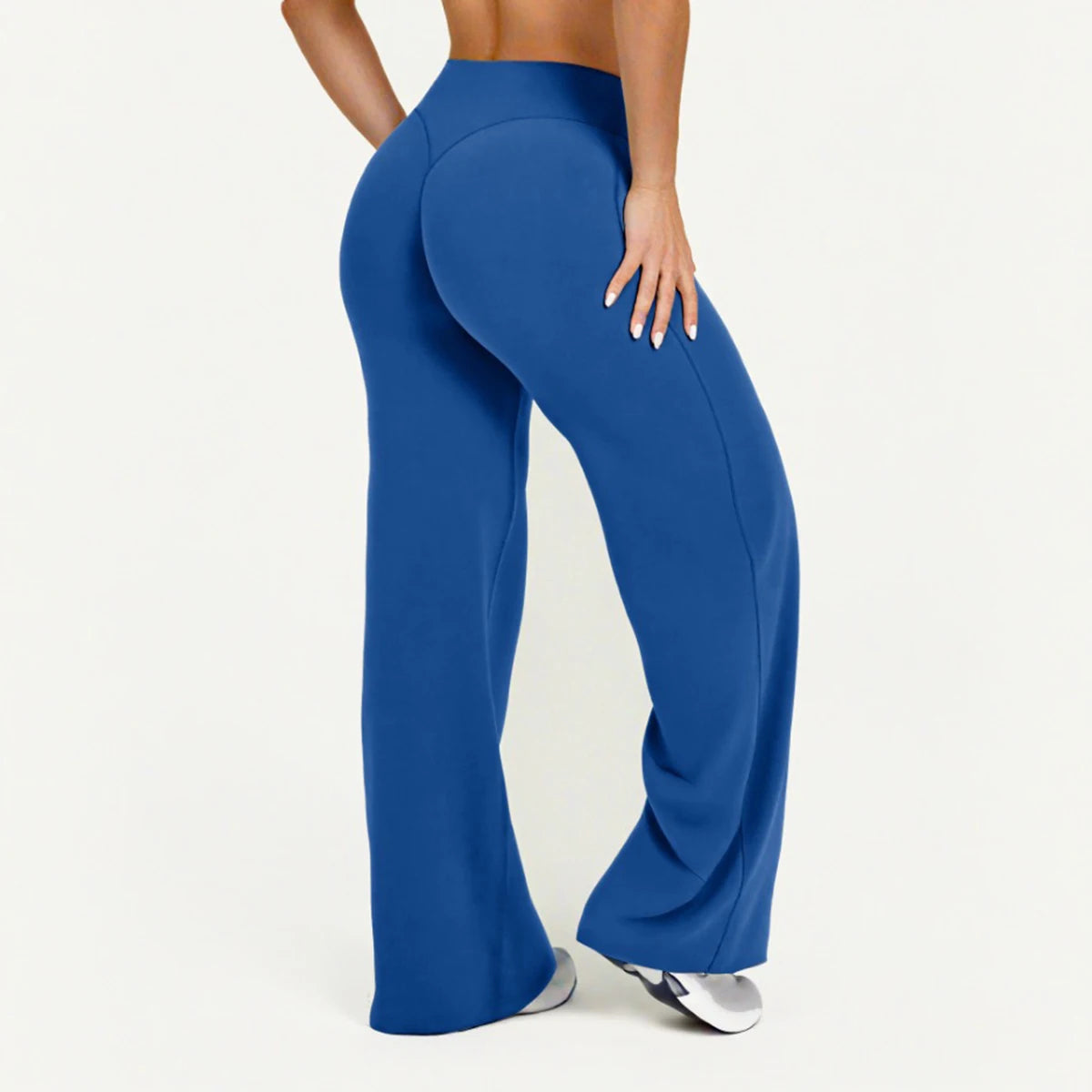 Bravellea High Neck Sports Bra & Leggings Set - Gym Top with Built-In Cups