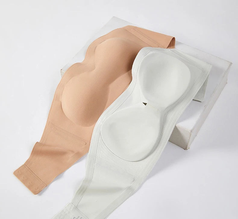 Bravellea Strapless Adhesive Bra Set - Push-Up Non-Slip Invisible 2pcs