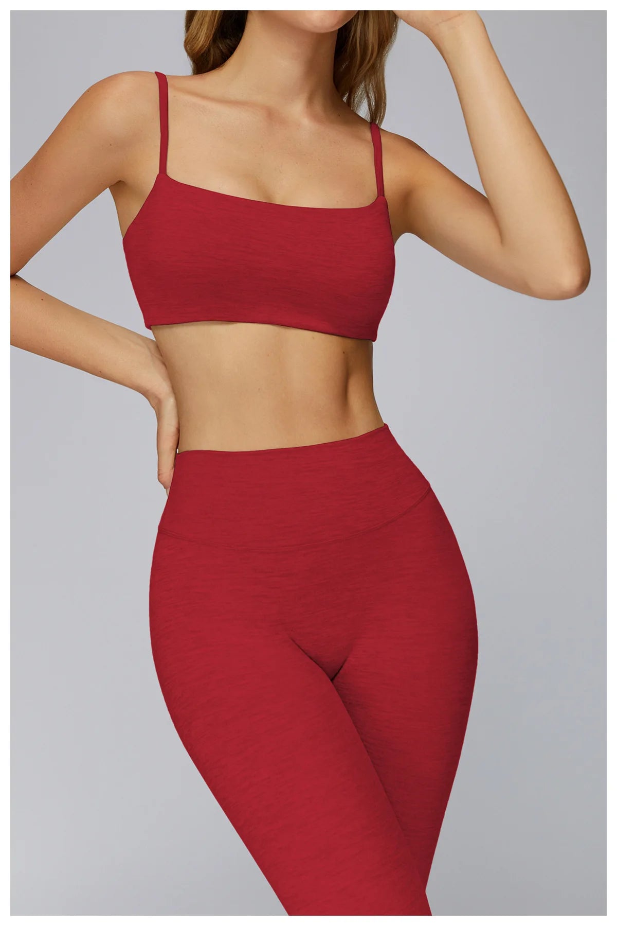 Bravellea Hollow Back Yoga Bra - Push-Up Quick-Drying Fitness Sports Top