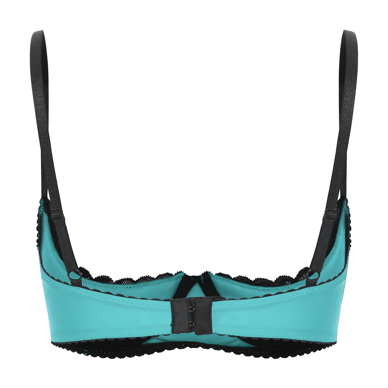 Bravellea Sexy Lace Underwire Bra - Half Cup Push-Up Floral Brassiere
