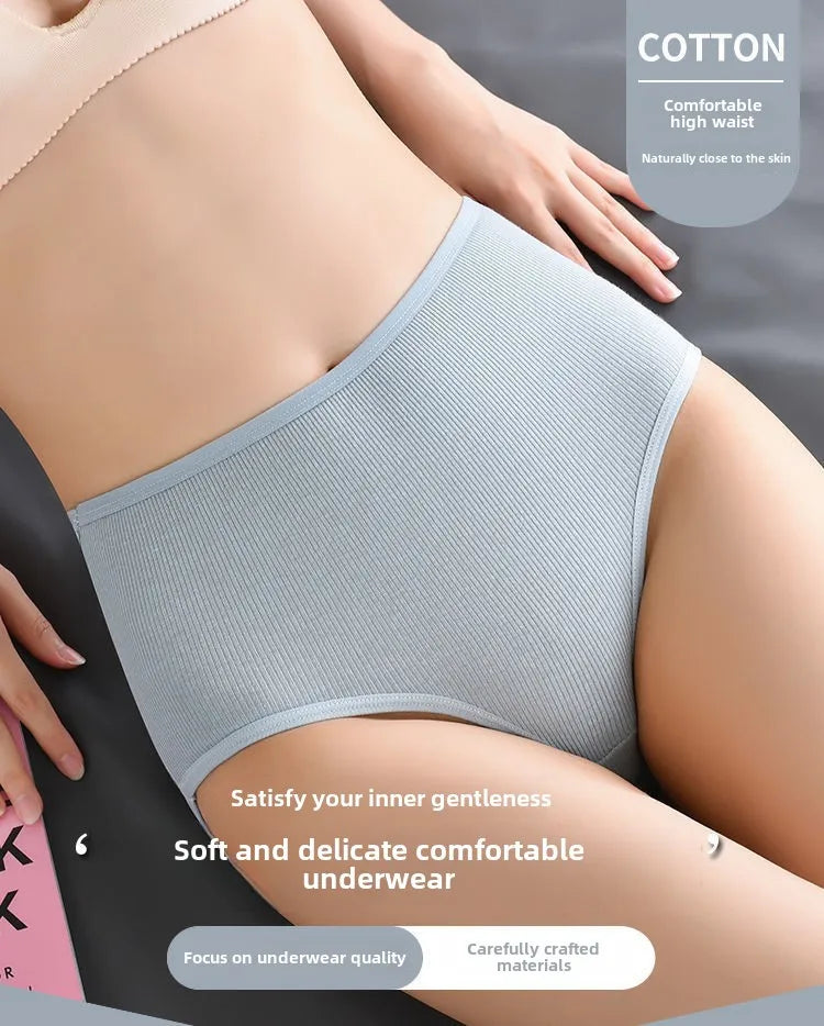Bravellea High Waist Shaping Panties 5-Pack - Body Sculpting Plus Size Briefs.
