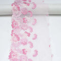 Bravellea Mesh Tulle Embroidered Lace 18.5cm - Wide Trim for Bra Dress Fabric