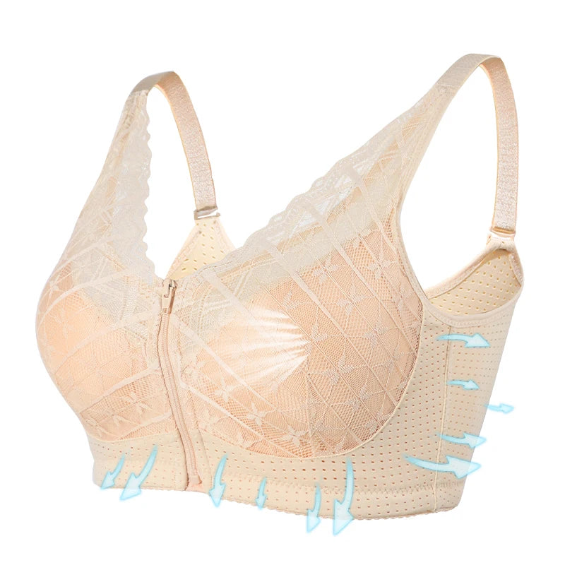 Bravellea Mastectomy Bra - Breathable Pocket with Breast Form Pads Included