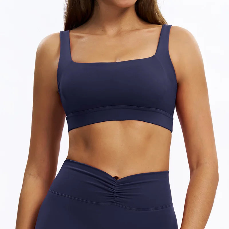 Bravellea Fitness Sports Bra - Quick-Drying Breathable Push-Up Yoga Vest