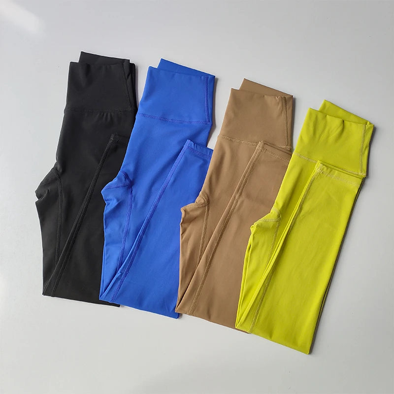 Bravellea Seamless Yoga Set - 2-Piece Push-Up Bra & High Waist Leggings