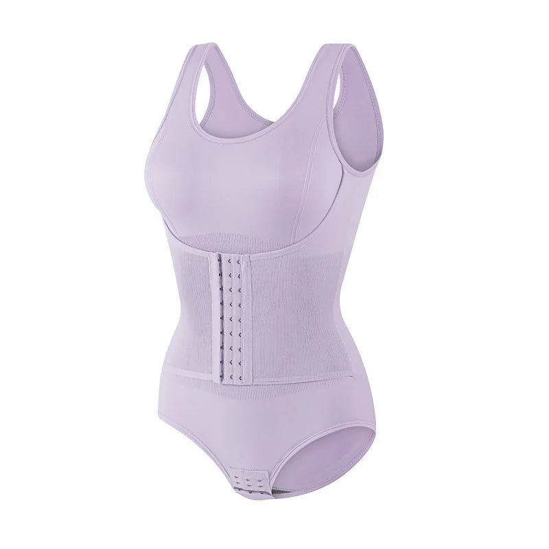 Bravellea Bodysuit Shapewear - Double Breasted Tummy Control Postpartum Corset