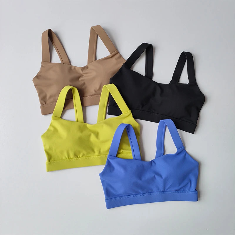 Bravellea Seamless Yoga Set - 2-Piece Push-Up Bra & High Waist Leggings