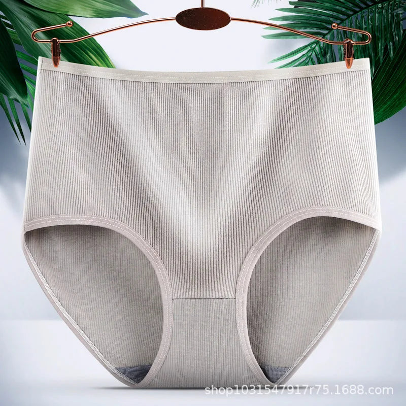 Bravellea High Waist Shaping Panties 5-Pack - Body Sculpting Plus Size Briefs.