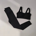 Bravellea Seamless Yoga Set - 2-Piece Push-Up Bra & High Waist Leggings