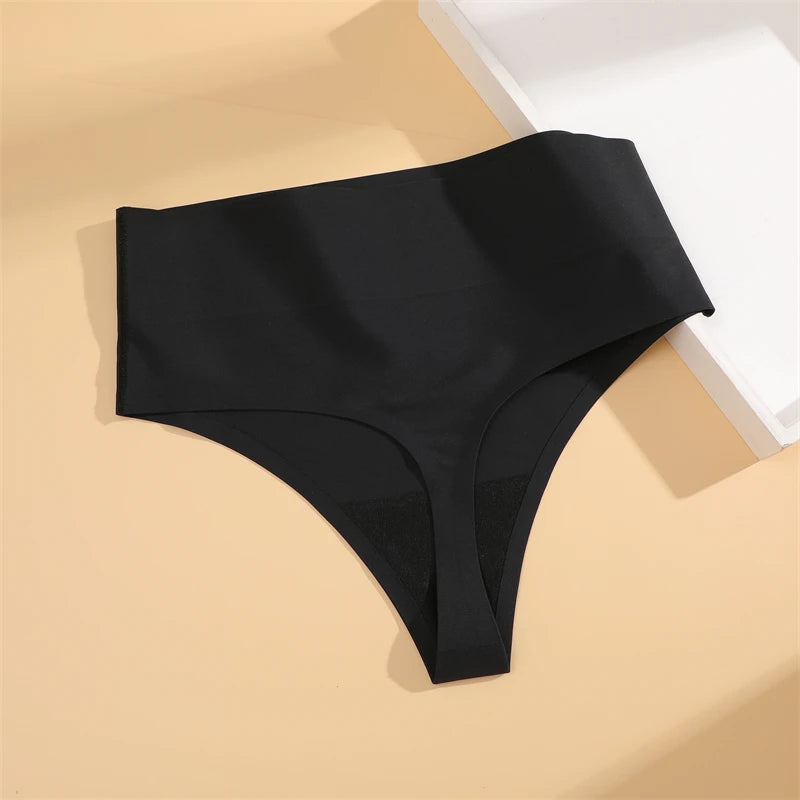 Bravellea Seamless Shapewear Thongs 3-Pack - High Waist Tummy Control.