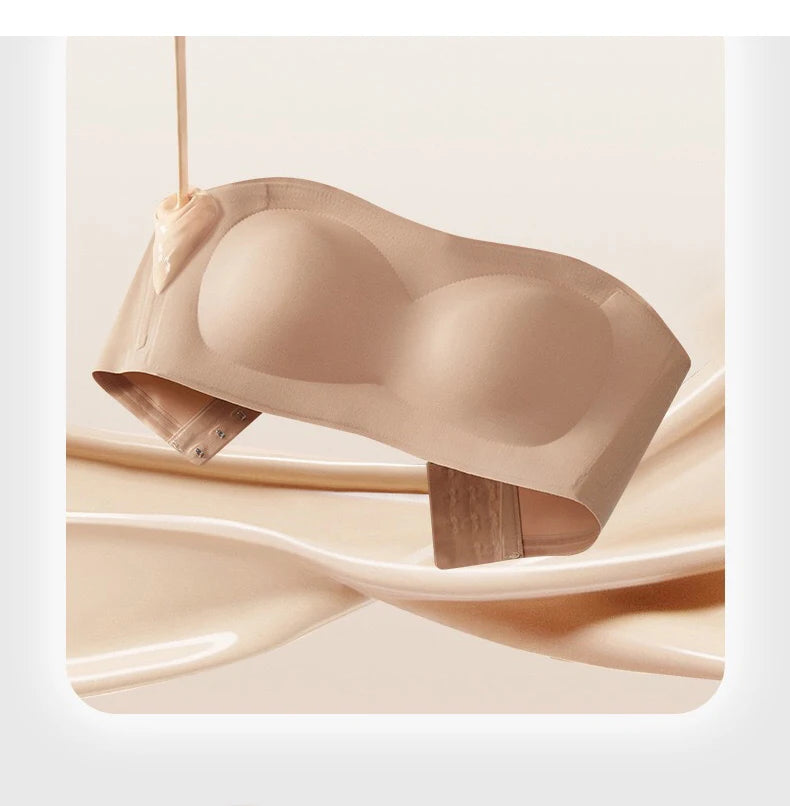 Bravellea Strapless Adhesive Bra Set - Push-Up Non-Slip Invisible 2pcs