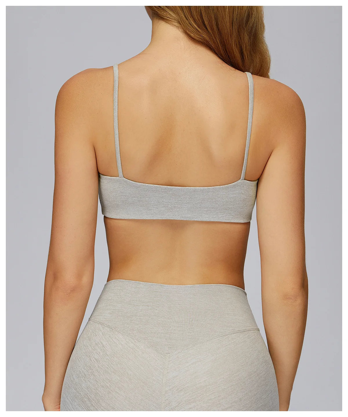 Bravellea Hollow Back Yoga Bra - Push-Up Quick-Drying Fitness Sports Top