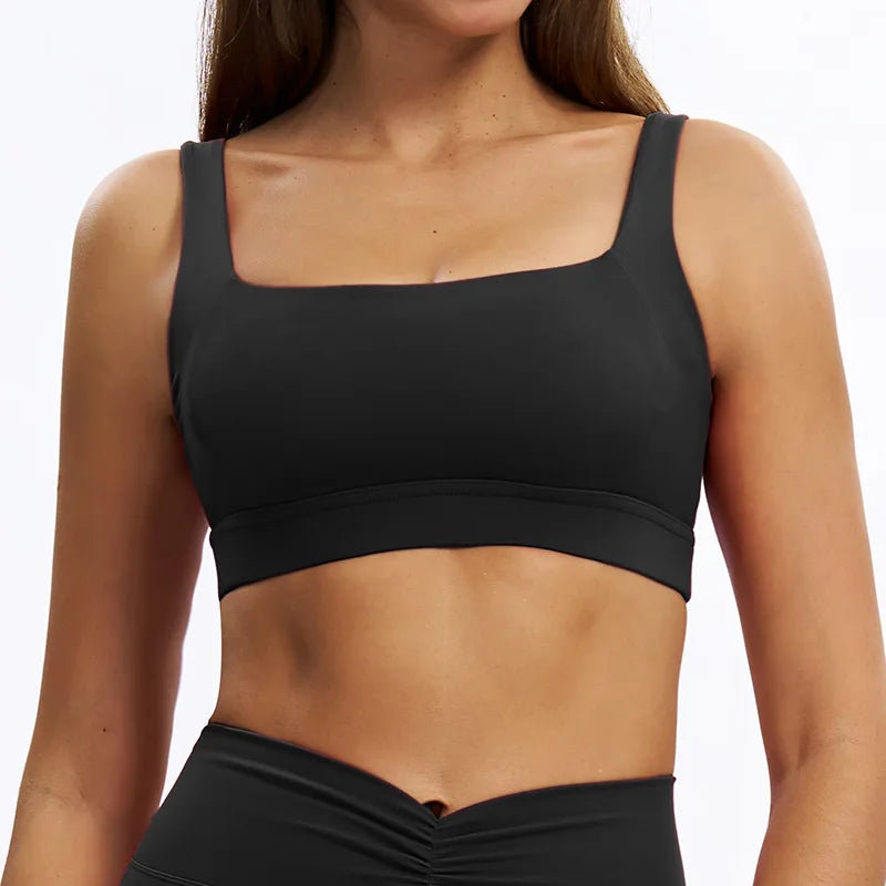 Bravellea Fitness Sports Bra - Quick-Drying Breathable Push-Up Yoga Vest