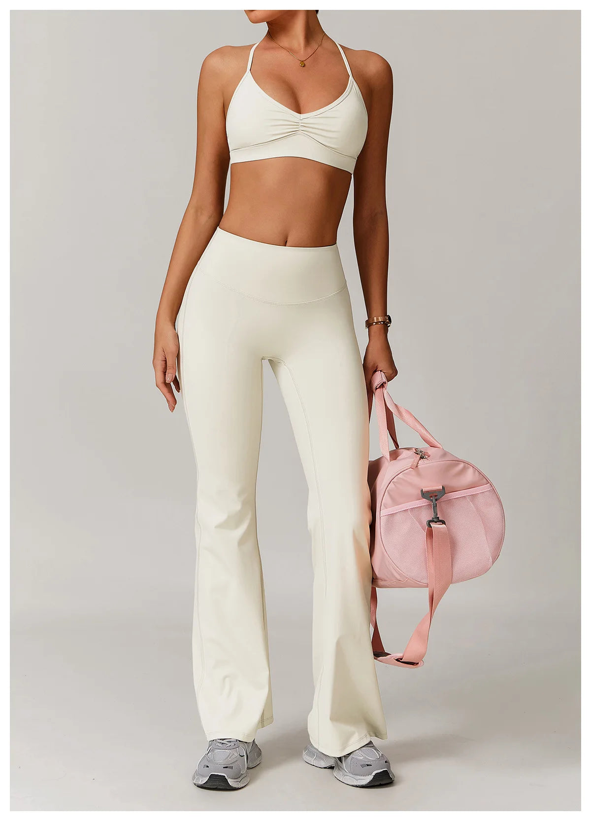 Bravellea Sexy Back Sports Bra - Shockproof High Support Quick-Drying Top