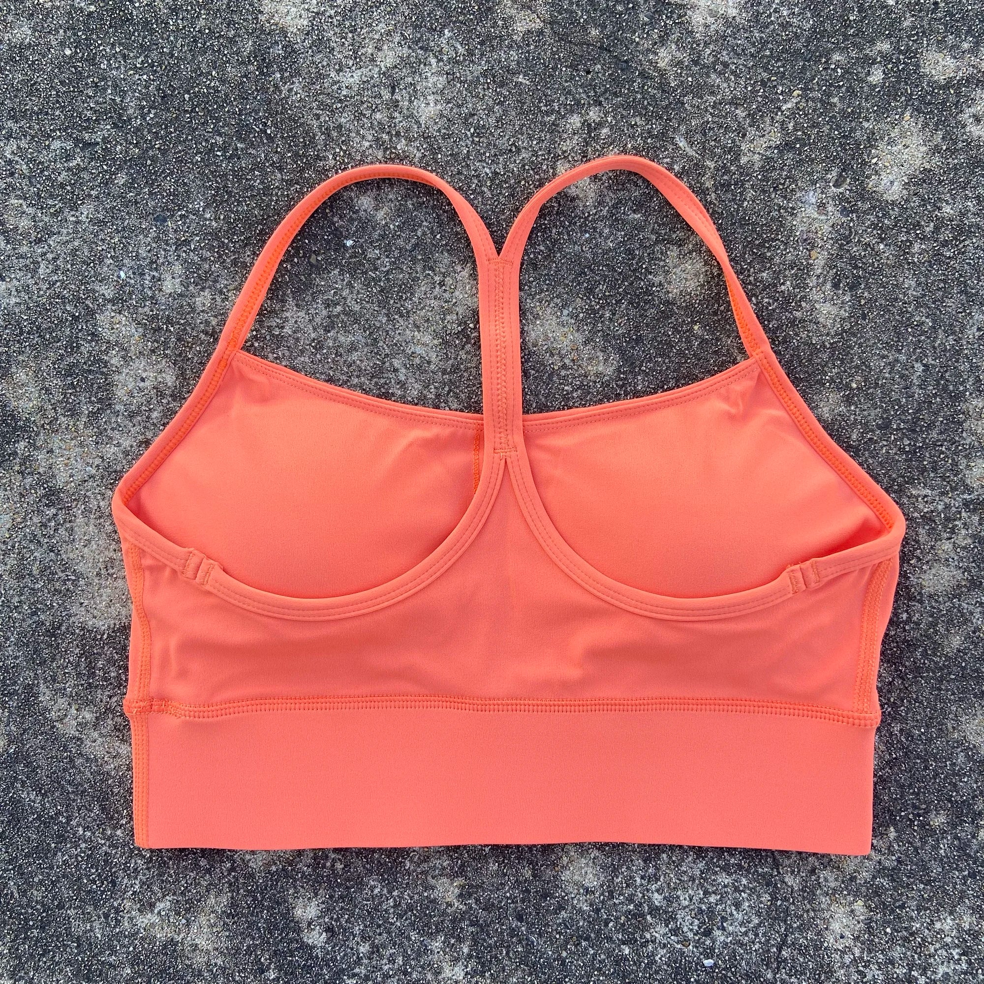 Bravellea Solid Color Y-Line Sports Bra - High Strength Gym Yoga Top with Chest Pad