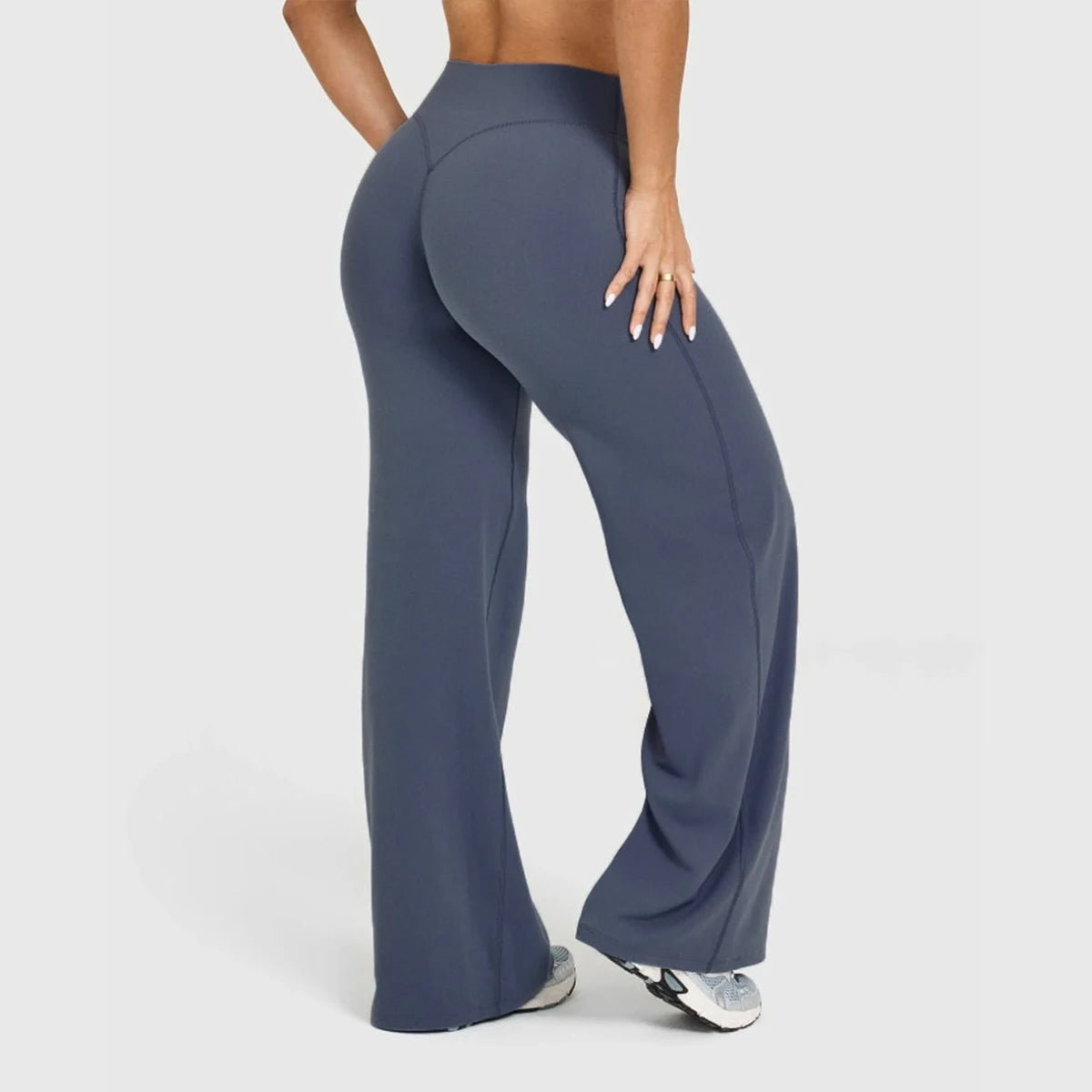 Bravellea High Neck Sports Bra & Leggings Set - Gym Top with Built-In Cups