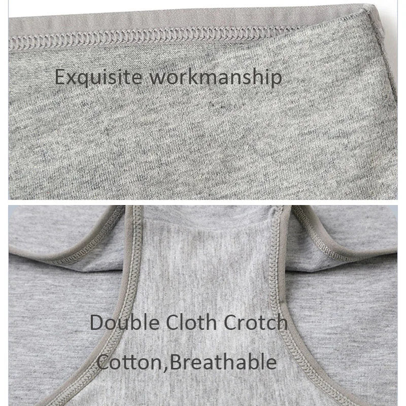 Bravellea High Waist Shaping Panties 4-Pack - Plus Size Cotton Briefs.