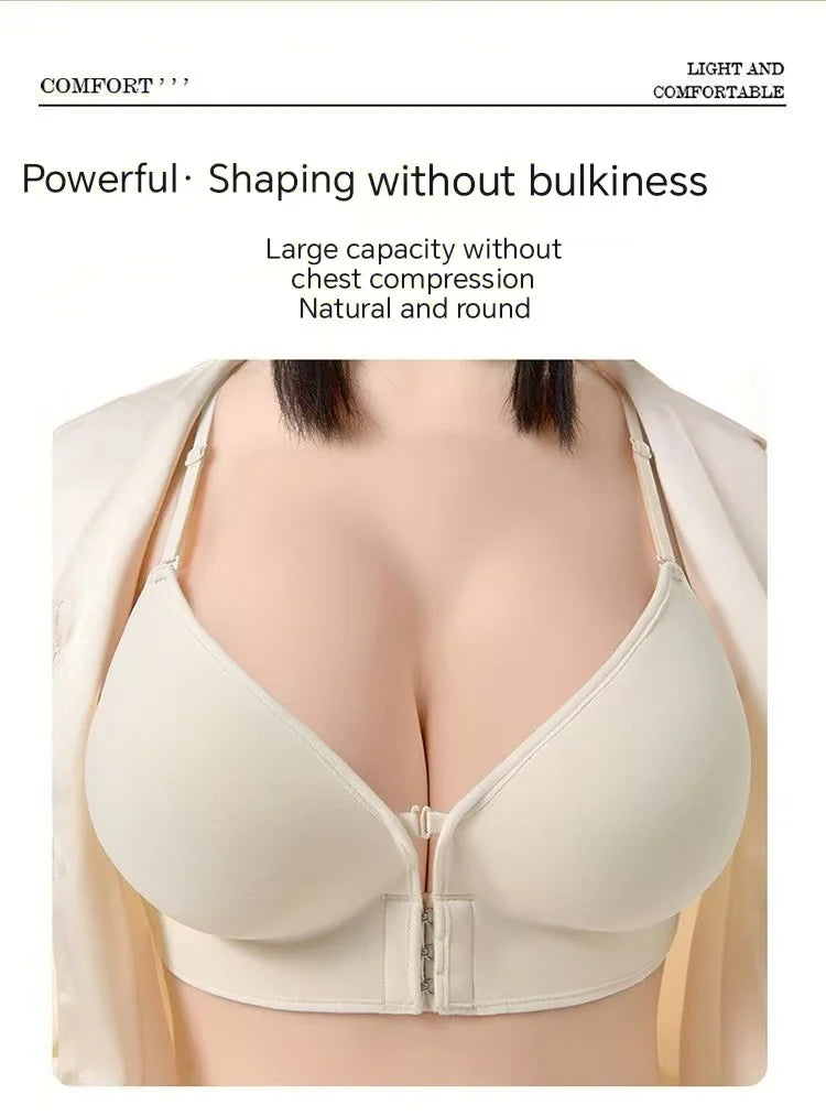 Bravellea Front Closure Push-Up Bra - 12CM Ultra Thick Padded for Small Chest